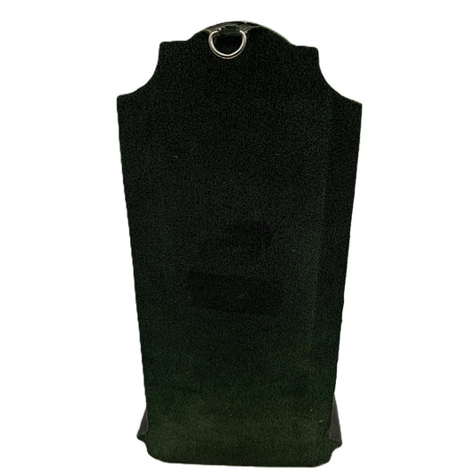 This is a used heavy, vintage-style mirrored wall candle sconce in a bronze-like finish. It has lovely detailing with worn gold accents. It has a felt back with a ring for hanging.