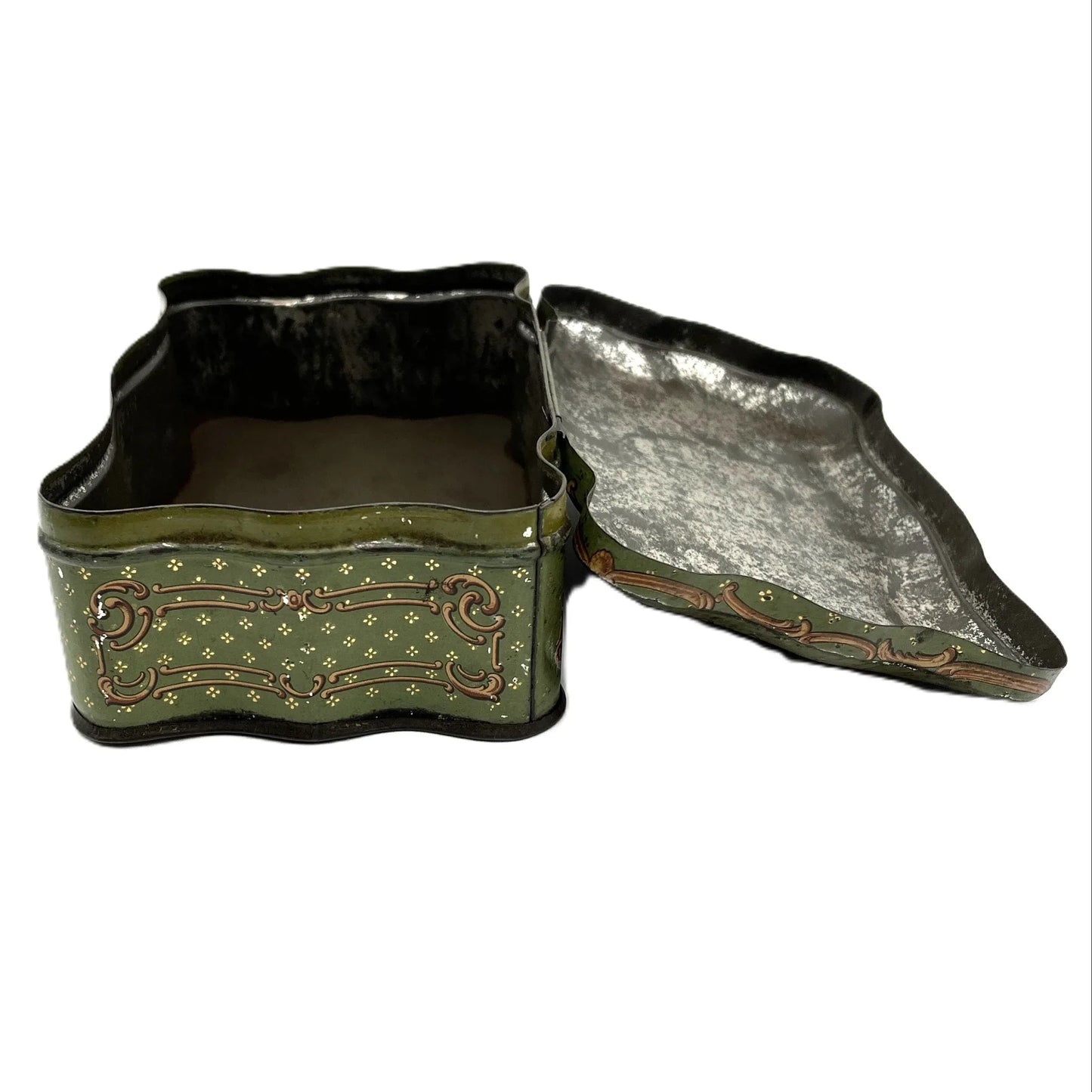 Vintage French Marrons Glaces Cholvy Privas Biscuit Tin 1910
