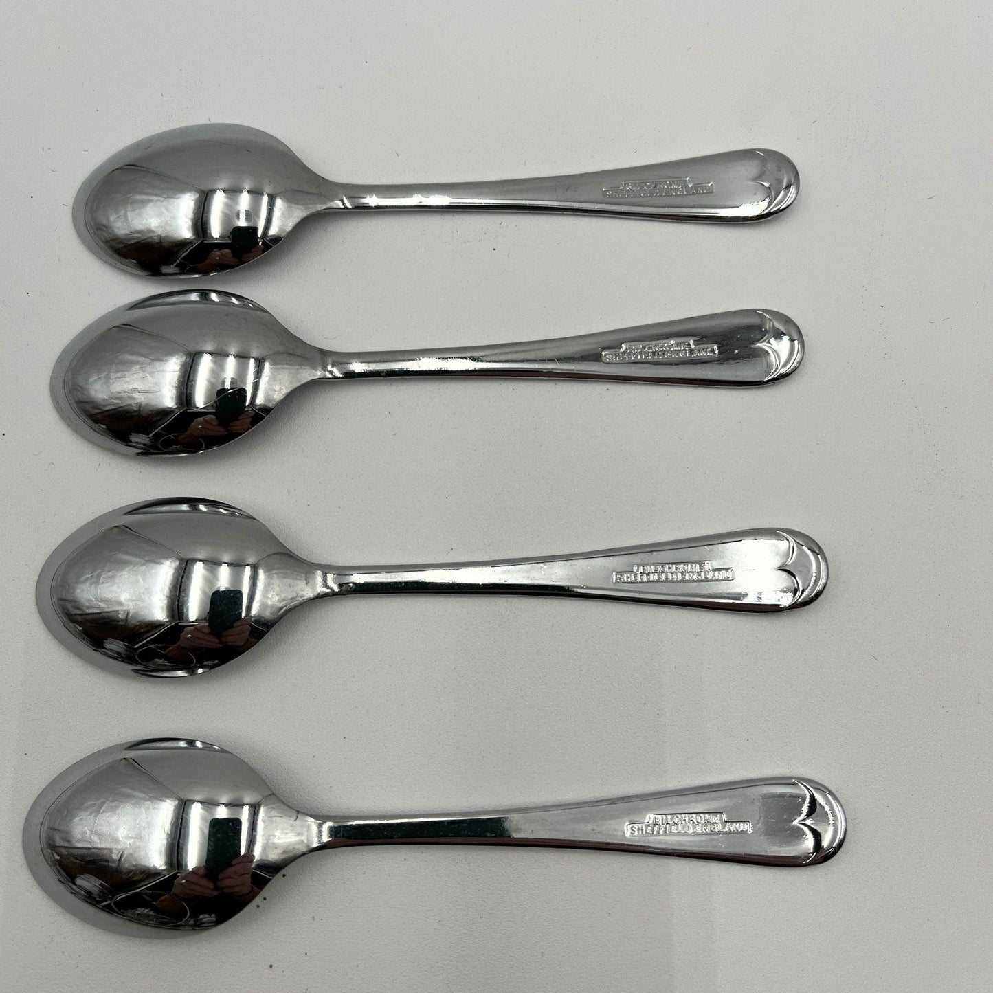 vintage 1960s egg cup holder with 4 egg cups, Salt and Pepper pots and 4 spoons.