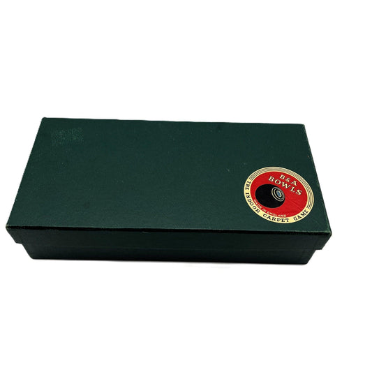 This is a vintage B&A Home Carpet Bowls set, a miniaturized version of lawn bowls designed for indoor play. 
Manufactured by the British company Banda, these sets are often considered collectibles. 

