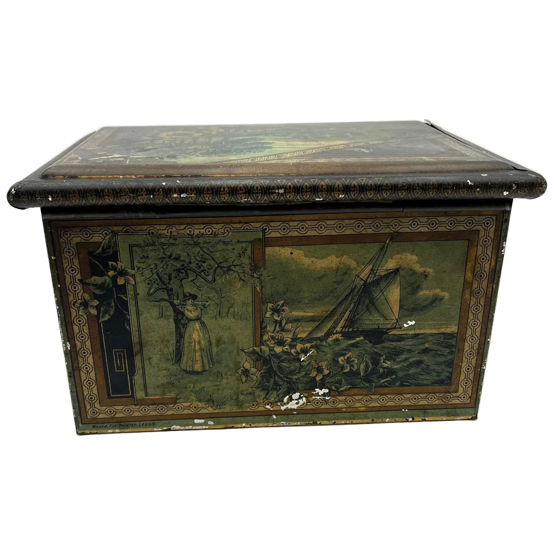 This Vintage tin by McVitie and Price is an early example of the art that went into advertising. 