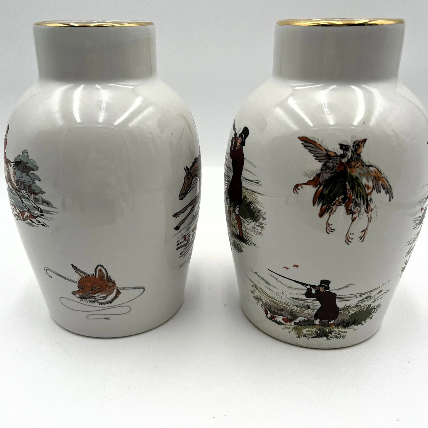 This Vintage Pair of Ceramic  Jugs  were made by Braunton Studio Ceramics 