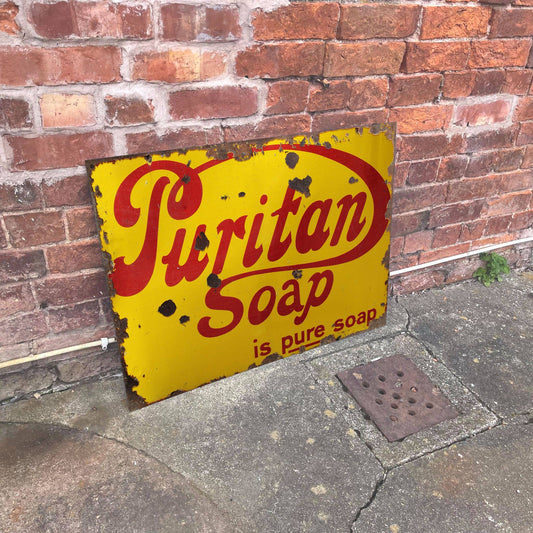 Vintage Style 'Puritan Soap' sign from Vintage Whippet